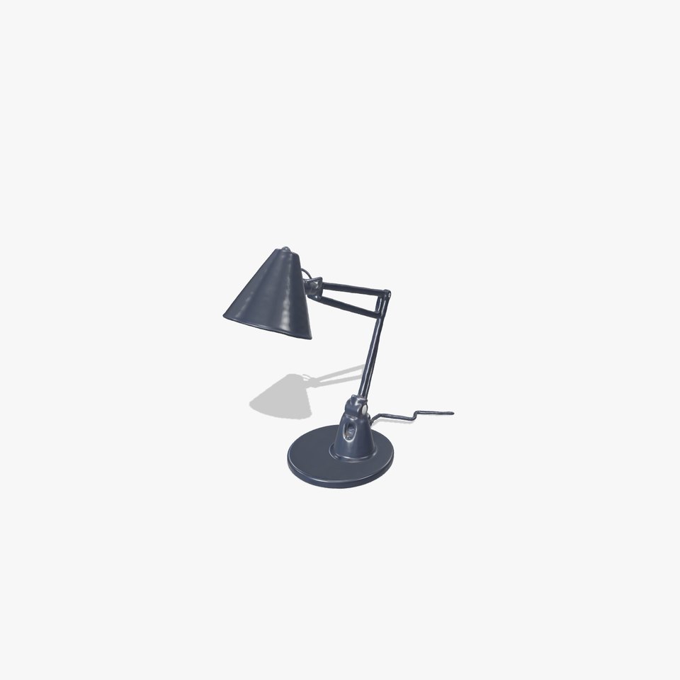 Sleek Black Desk Lamp model pack